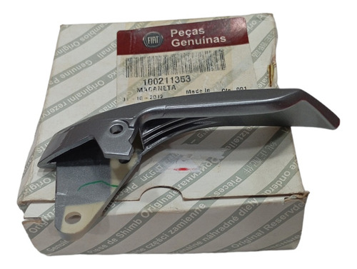 Maçaneta Interna Porta Traseira Esquerda Fiat Punto 08 À 12  Cinza - Imagem 8