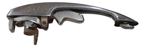 Maçaneta Porta Externa Cromada Vw Fusca 77à96 Brasília 73à81 - Imagem 7