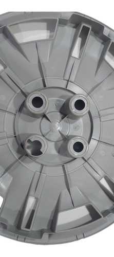 Calota Com Emblema Aro 15 Fiat Original Stilo 2003 À 2007 Prata - Imagem 2