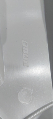 Calota Com Emblema Aro 15 Fiat Original Stilo 2003 À 2007 Prata - Imagem 3