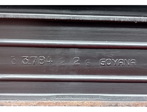 Soleira Porta Dianteira Original Gm Opala 4p 1985 A 1992 Preto - Imagem 4