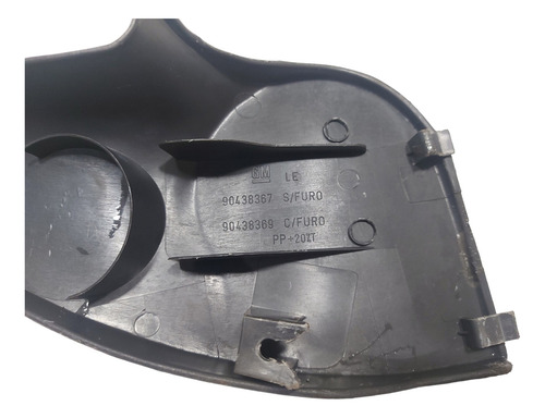 Moldura Interna Retrovisor Le S/furo Corsa Classic 99 A 08 Preto - Imagem 4