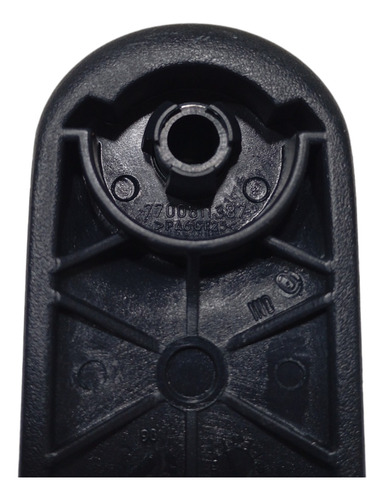 Manivela Vidro Original Renault Clio Logan Kangoo Sandero Preto - Imagem 2