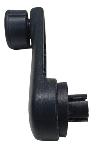 Manivela Vidro Original Renault Clio Logan Kangoo Sandero Preto - Imagem 4