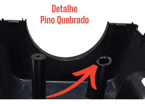 Moldura Capa Coluna Direção  Subaru Legacy 1998 A 2003 - Imagem 4