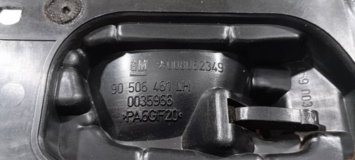 Maçaneta Interna Traseira Esquerda Gm Vectra 1997 A 2005 Preto - Imagem 3