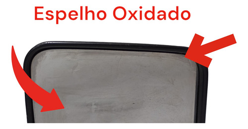 Retrovisor Fixo Esquerdo Original Fiat Fiorino 1991 A 1997 - Imagem 2