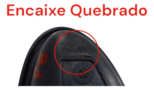 Moldura Capa Maçaneta Interna Diant Direita Fiat Palio 2002 - Cinza-escuro - Dianteira - Imagem 2