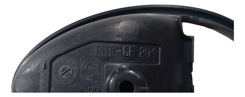 Moldura Capa Maçaneta Interna Diant Direita Fiat Palio 2002 - Cinza-escuro - Dianteira - Imagem 4