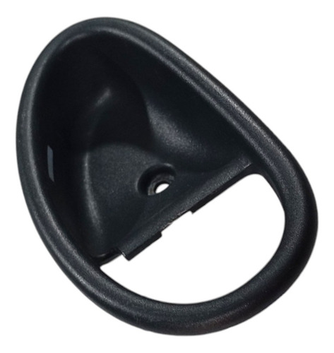 Moldura Capa Maçaneta Interna Diant Direita Fiat Palio 2002 - Cinza-escuro - Dianteira - Imagem 6