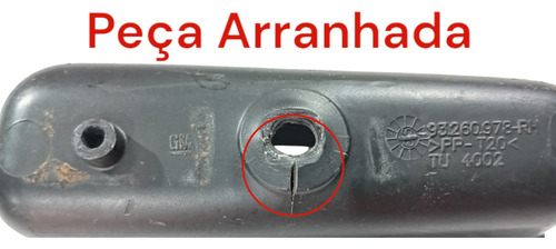 Puxador Interno Porta Dianteira Direita Gm Celta 2001 A 2006 - Preto - Dianteira - Imagem 2