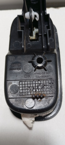 Maçaneta Interna Dianteira Direita Fiat Mobi Uno Fiorino  Preto - Imagem 4