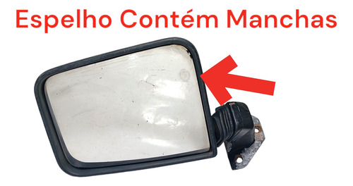 Retrovisor Externo Manual Direito Fiat Fiorino 1997 A 2010 - Imagem 3