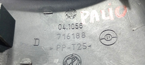 Moldura Maçaneta Interna Diant Direita Fiat Palio 96 A 2000  - Preto - Dianteira - Imagem 4