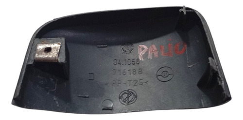 Moldura Maçaneta Interna Diant Direita Fiat Palio 96 A 2000  - Preto - Dianteira - Imagem 5