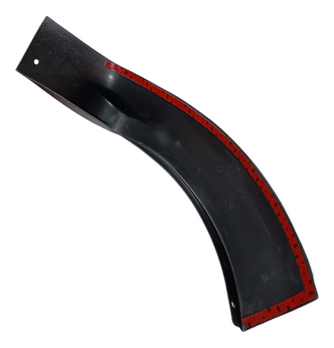 Moldura Alargador Parachoque Tras Esquerdo Renault Duster 18 Preto - Imagem 4