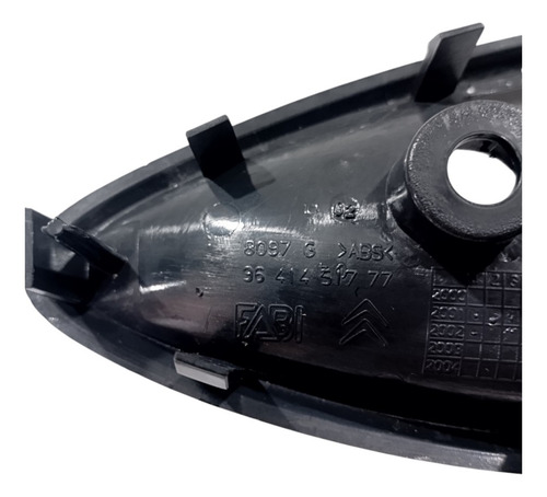 Moldura Maçaneta Interna Esquerda Citroen C5 2001 À 2005 - Preta - Dianteira/traseira - Imagem 2