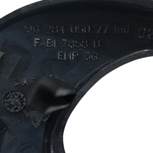 Moldura Maçaneta Interna Esquerda Original  Peugeot 206 207 Cinza Dianteira - Imagem 2