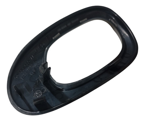 Moldura Maçaneta Interna Esquerda Original  Peugeot 206 207 Cinza Dianteira - Imagem 4