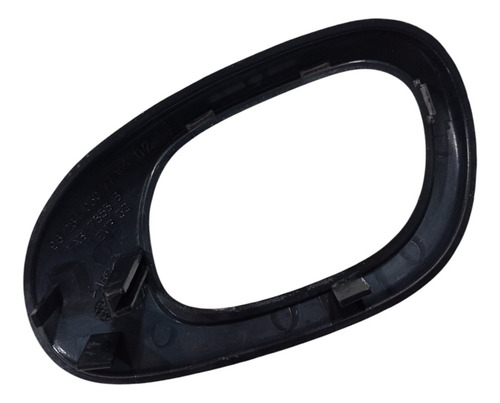 Moldura Maçaneta Interna Esquerda Original  Peugeot 206 207 Cinza Dianteira - Imagem 6