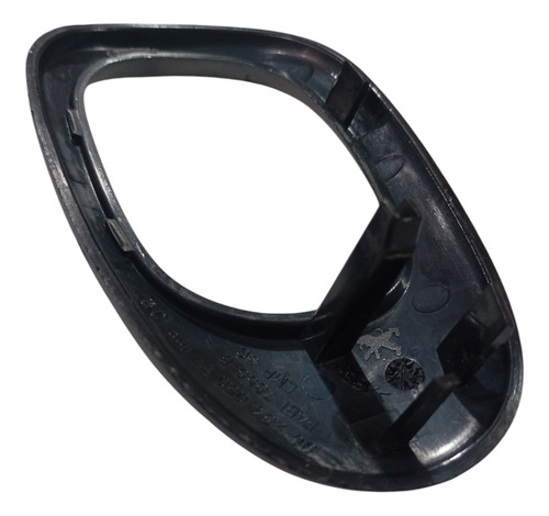 Moldura Maçaneta Interna Esquerda Original  Peugeot 206 207 Cinza Dianteira - Imagem 7