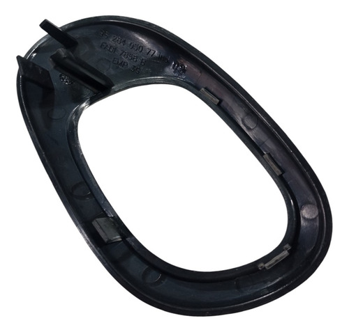 Moldura Maçaneta Interna Esquerda Original  Peugeot 206 207 Cinza Dianteira - Imagem 8