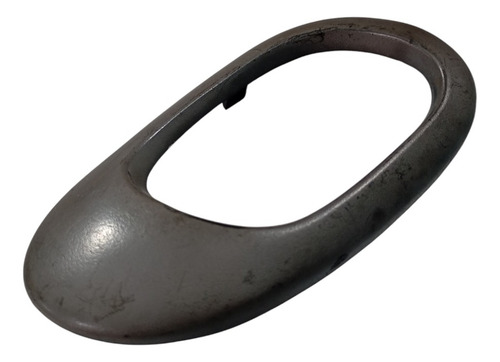 Moldura Maçaneta Interna Esquerda Original  Peugeot 206 207 Cinza Dianteira - Imagem 10