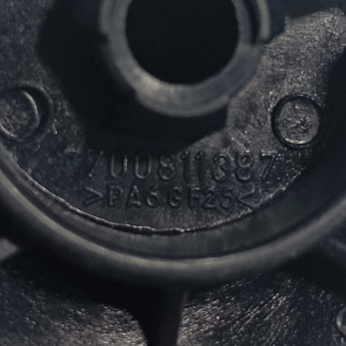 Manivela Vidro Manual Original Renault Clio 2001 À 2008 Preto - Imagem 2