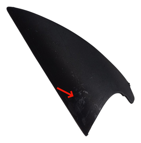 Moldura Acabamento Interno Retrovisor Le Orig Audi 97 À 06 Preto - Imagem 3