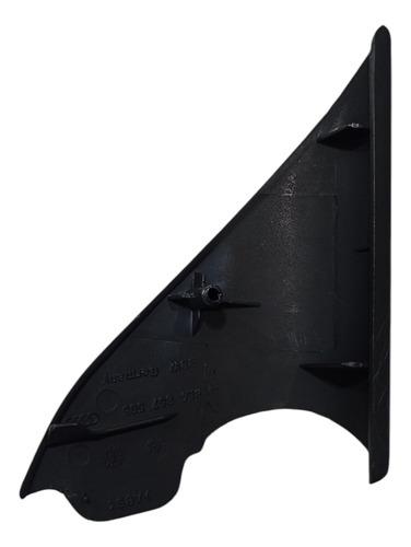 Moldura Acabamento Interno Retrovisor Le Orig Audi 97 À 06 Preto - Imagem 4