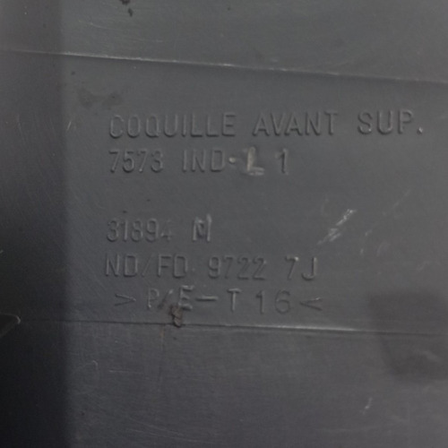 Moldura Superior Coluna Direção Original Renault Megane 2008 - Imagem 3