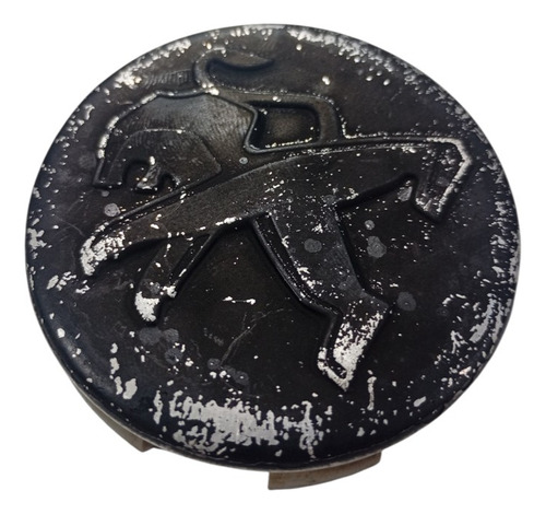 Calota Tampa Central Miolo Roda Original Peugeot 408 2011 - Preto - Imagem 3