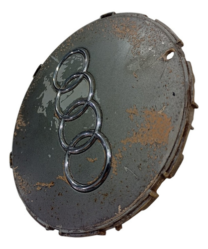 Calota Miolo Centro Roda Aro 15 Original Audi A3 1998 À 2006 - Cinza - Imagem 5