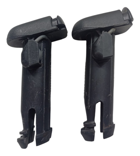 Par Guia Encosto Cabeça  Banco Original Renault Laguna 95/99 Preto