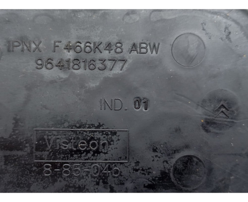 Borracha Console Central Orig Citroen Xsara Picasso 01 À 08 Preto - Imagem 2