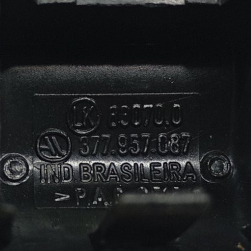 Tampa Cega Botão Falso Painel Vw Parati Saveiro Gol G2 Bola - Imagem 2