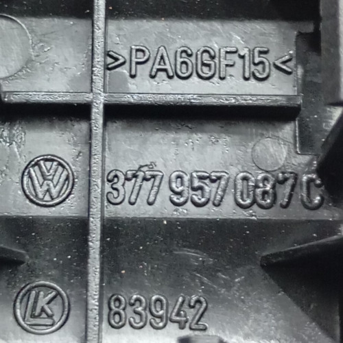 Botão Falso Painel Tampa Cega Orig Vw Parati Saveiro Gol G3 - Imagem 2