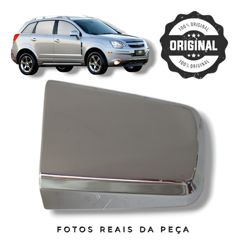 Moldura Maçaneta Externa Esquerda Traseira Orig Gm Captiva Cromado Traseira - Imagem 2