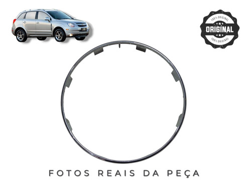 Moldura Alto Falante Porta Traseira Direta Gm Captiva 2008 Cromado