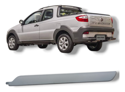 Friso Vidro Traseiro Direito Original Fiat Strada 13 À 16