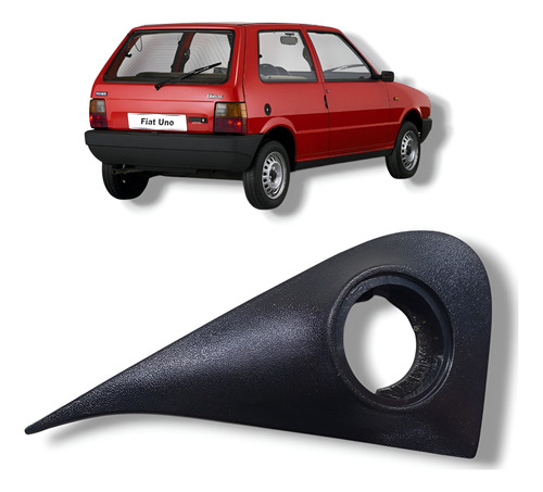 Suporte Retrovisor Moldura Direito Orig Fiat Uno 1985 À 1993 - Imagem 1