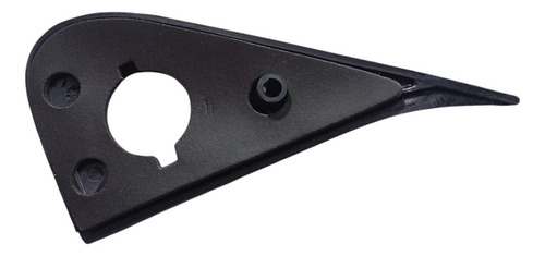 Moldura Suporte Retrovisor Direito Original Fiat Uno 85 À 93 Preto - Imagem 3