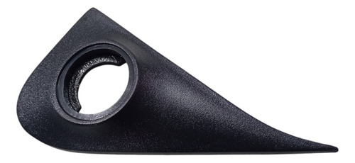 Moldura Suporte Retrovisor Direito Original Fiat Uno 85 À 93 Preto - Imagem 5