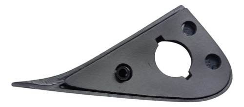 Moldura Suporte Retrovisor Direito Original Fiat Uno 85 À 93 Preto - Imagem 7
