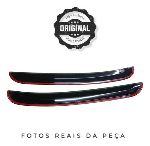 Par Calha Chuva Defletor Porta Diant Orig Fiat Punto 13 À 15 - Imagem 2