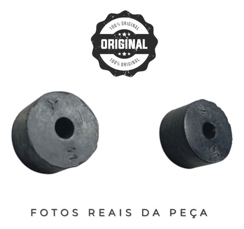 2 Borracha Espaçador Placa Traseira Fiat Uno Brava Stilo - Imagem 2