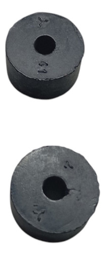 2 Borracha Espaçador Placa Traseira Fiat Uno Brava Stilo - Imagem 5