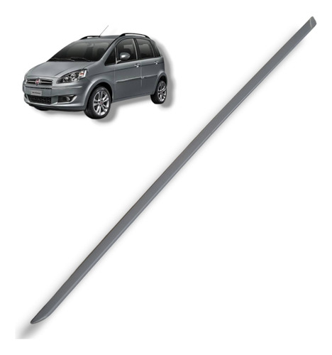 Friso Porta Traseira Direita Original Fiat Idea 2011 À 2016 Cinza