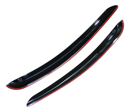 Kit Calha Chuva Defletor Porta Diant Orig Fiat Punto 13 À 15 Preto - Imagem 6