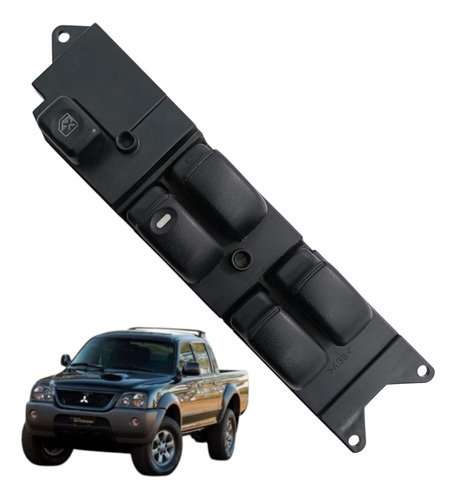 Botão Comando Vidro Elétrico Orig Mitsubishi L200 Triton - Imagem 2